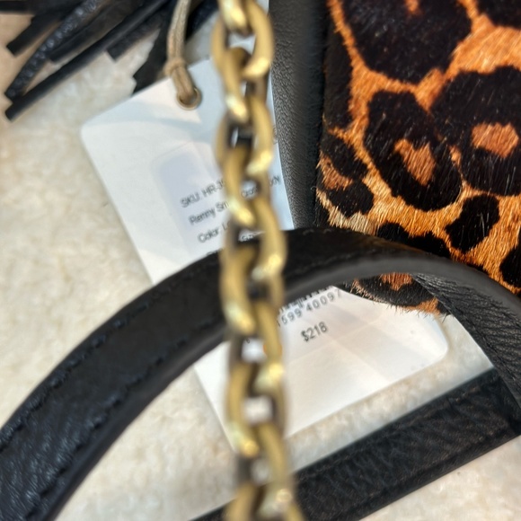 HOBO - Renny Small Crossbody Bag‎ Purse Leather Leopard Adjustable NWT - Picture 3 of 13